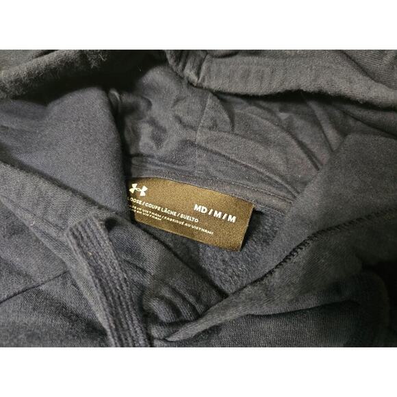 Under Armour Sweatshirt Men Medium Blue X Storm USA American Flag Loose Pullover - Picture 3 of 6